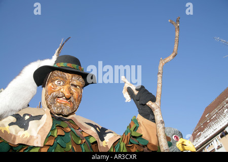 Schwäbischen alemannischen Karneval in Leutkirch Süd Deutschland Schwäbisch Alemannische Fastnacht in Leutkirch Im Allgäu Fasching Fastnach Stockfoto