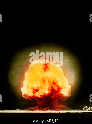 Trinity Atombombe Explosion Stockfoto