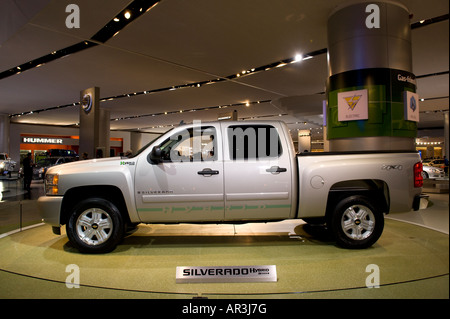 Chevrolet Silverado Hybrid-Pickup-Truck auf der 2008 North American International Auto Show in Detroit Michigan/USA Stockfoto