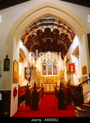 Pfarrkirche St Giles innen Ashtead England Stockfoto