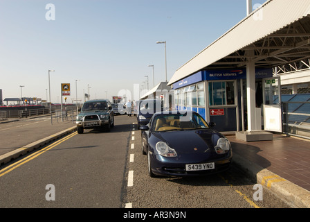 BAA Flughafen London Heathrow T4 Drop-off-Punkt Stockfoto