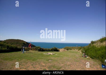 Crabbe brennen reichen Jersey Channel Islands Stockfoto