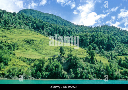 Berge und See Todos Los Santos, Chile [2] Stockfoto