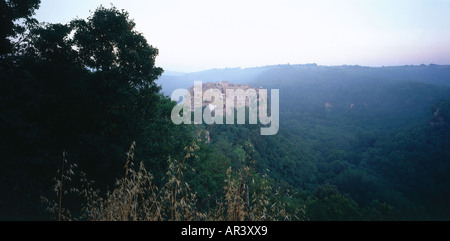 Calcata Dorf in der Nähe von Rom, Italien Stockfoto