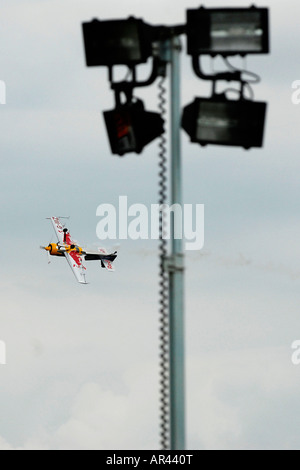 Bild Martin Phelps 17 06 07 Kemble Luftfahrtschau Kemble Arirfield Gloucestershire red Bull anzeigen team Stockfoto