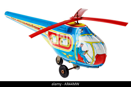 Toytown Airways antiken Hubschrauber Stockfoto