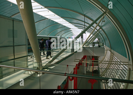 Magnetic Levitation Train Transrapid in langen Yang Station route Pudong Airport-Center, Shanghai, China Stockfoto