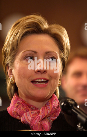Clinton, Hillary Rodham, Sen D-NY Stockfoto