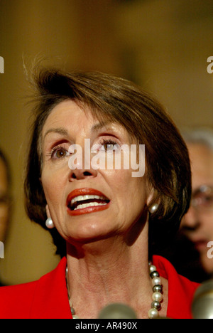 Washington, DC 14.11.02 Rep Nancy Pelosi, Haus Minorität-Führer. Stockfoto