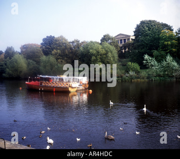 Auf dem Fluss Chester England Stockfoto