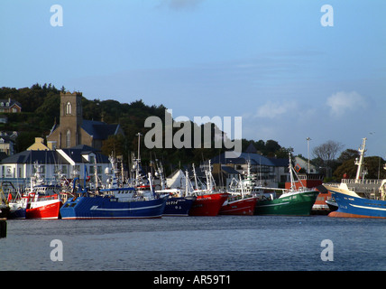 Killybegs County Donegal Ireland Irland s führende Fischereihafen Stockfoto