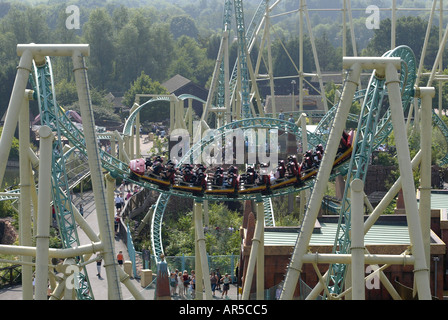 Koloss Achterbahn im Thorpe Park Surrey UK Stockfoto