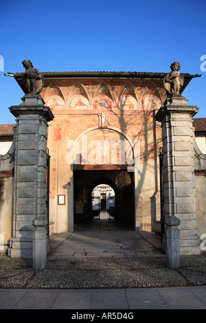 Die Certosa di Pavia oder Kartause von Pavia, Pavia, Italien Stockfoto