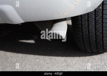 Auto Auspuff Stockfoto