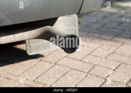 Auto Auspuff Stockfoto