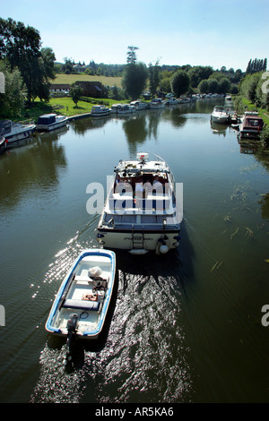 East Farleigh Brücke, Südost-England Stockfoto