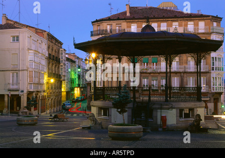 Plaza De La Paz, Hauptplatz, Haro, La Rioja, Spanien Stockfoto