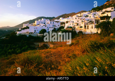 Alte Stadt von Frigiliana, weißen Dorf, Provinz Málaga, Andalusien, Spanien Stockfoto