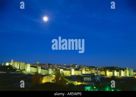 Ermita San Segundo, Stadtmauern (Murallas), Ávila, Kastilien-León, Spanien Stockfoto