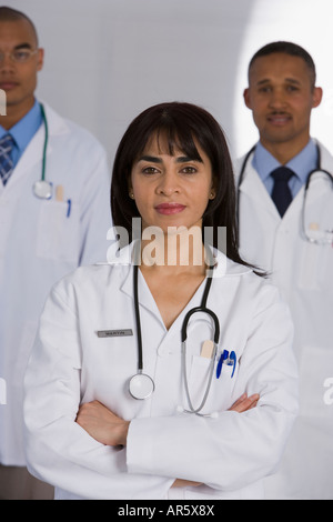 Porträt des multi-ethnischen Ärzte Stockfoto