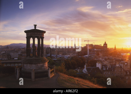 Edinburgh von Carlton Hill Stockfoto