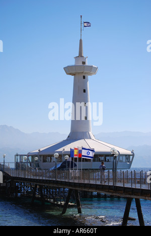 Korallenwelt Unterwasser-Observatorium, Eilat, South District, Israel Stockfoto