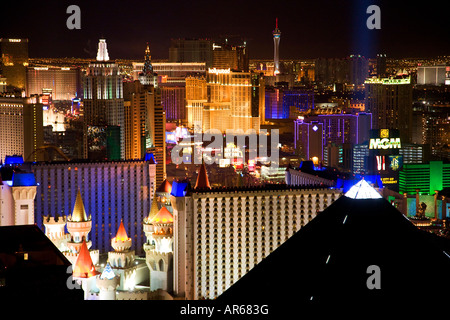Las Vegas Strip Las Vegas Nevada Stockfoto