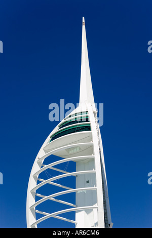 Oben auf dem Spinnaker Tower in Portsmouth Hampshire UK Stockfoto