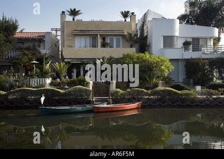 Kanäle von Venedig, Los Angeles, Kalifornien, USA Stockfoto