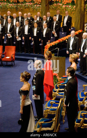 Die Nobelpreisverleihung 2007 im Konzerthaus Stockholm in Schweden Stockfoto