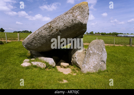 Irische Archäologie - Brownshill Dolmen, County Carlow Stockfoto