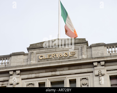 Clery und Company Limited-Kaufhaus an der O' Connell Street in Dublin Stockfoto