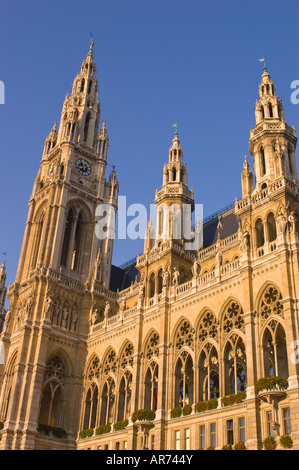 Wien - Rathaus Viennas neugotischen Rathaus Stockfoto