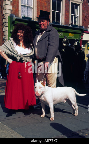 Bill Sikes und Nancy Dickens Festival Rochester Kent England UK Stockfoto