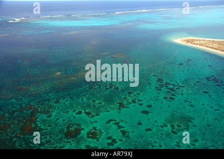 Nördlichen Bill Bay und Punkt Maud Sanctuary Zone, nördlich von Coral Bay, Ningaloo Reef Marine Park, Western Australia Stockfoto