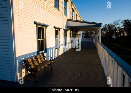 Skinner Berg Haus, Skinner Staatspark, Hadley, Massachusetts. Stockfoto