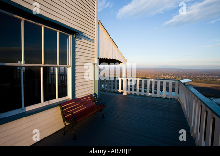 Skinner Berg Haus, Skinner Staatspark, Hadley, Massachusetts. Stockfoto