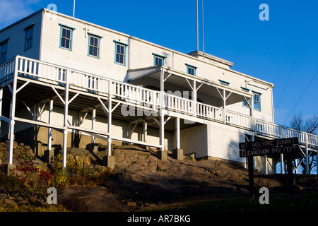 Skinner Berg Haus, Skinner Staatspark, Hadley, Massachusetts. Stockfoto