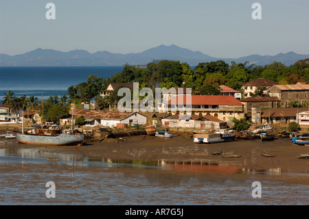 Hafen von Hell-Ville, neugierig zu sein, Madagaskar Stockfoto