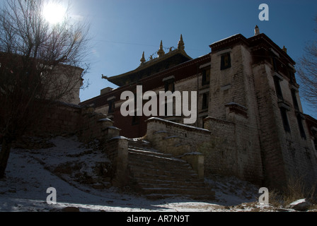 Sera Kloster horizontale Lhasa Tibet Stockfoto