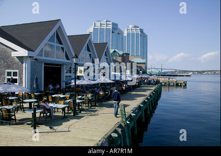 Die Waterfront Halifax in Nova Scotia Stockfoto