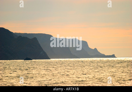 Herbst Bay Halbinsel Gower Blick nach Osten Stockfoto