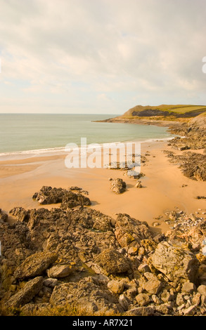 Herbst Bay Halbinsel Gower Blick nach Westen PHILLIP ROBERTS Stockfoto