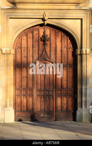 Haupteingang Tor zu Wadham College, Universität Oxford, UK Stockfoto