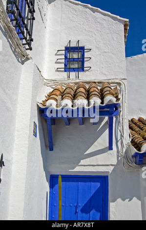 Äußere Fragment des Gasthauses "Venta del Quichote", Puerto Lapice, La Mancha, Spanien Stockfoto