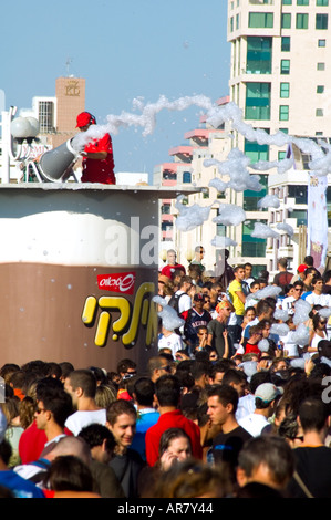 Der Tel Aviv Loveparade Oktober 2005 Stockfoto