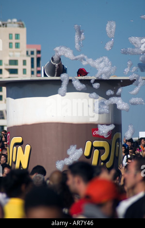 Der Tel Aviv Loveparade Oktober 2005 Stockfoto