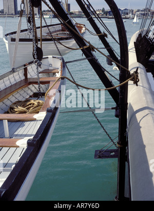 HMS Warrior Iron Clad Kriegsschiff 1860 Stockfoto