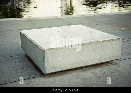 Parkbank The Square Palmerston North New Zealand Stockfoto