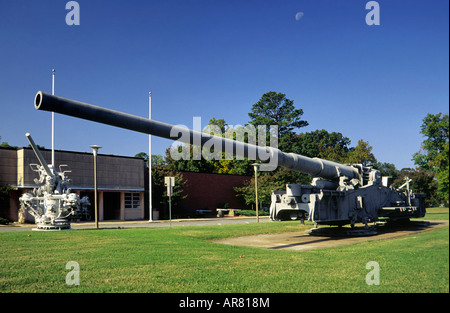 240mm T1 Gewehr Virginia Kriegsmuseum Newport News Virginia USA Stockfoto